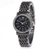 Casual Quartz Wristwatch Alloy Band Ladies Dress Watch Fashion Diamond Inlaid Watch  Women's