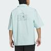 adidas SS24 GRAPHIC SHORT SLEEVE SHIRT MBTI Shirt Men's Light Cyan JN4512