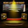 2X Red Bumper Reflector For 2010 2011 2012 2013 BMW 528i/535i/550i xDrive F10 EA