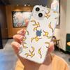 Fashion Flame Luxury Transparent Soft Phone Case For iPhone 15 14 13 12 11 Pro Max XS X XR 7 8 Plus Shockproof Cover Fundas