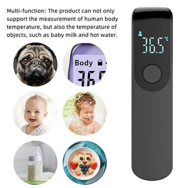 Berührungsloses Stirn-Infrarot-Thermometer für den menschlichen Körper, LCD-Display, digitales Laser-Temperaturmessgerät für Erwachsene und Kinder
