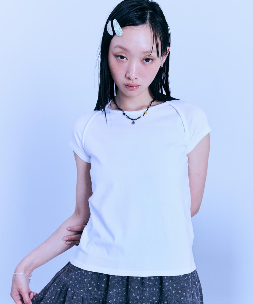 Guwolsibil Bolero Short Sleeve Top White