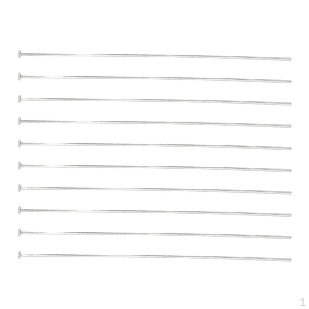 10 Pieces 925 Sterlig 3cm 5cm