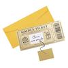 5/10 Stück Überraschungs-Rubbelkarte mit Umschlag Rubbellos Goldenes Los Verlosung Geschenk Partygeschenk Kino Gutschein