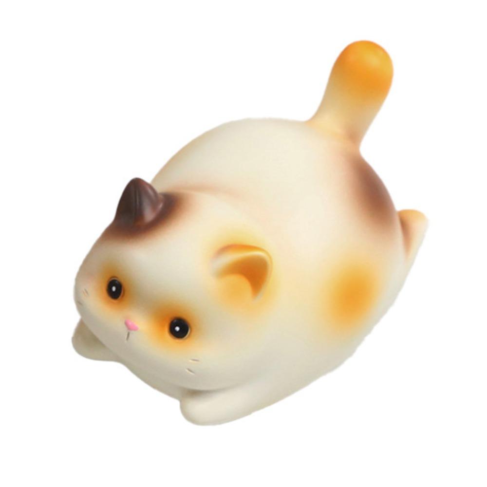 Shake Cat Swinging Doll Chubby Cat Car Decorations Desk Ornament Cat Resin Ornament  Gifts