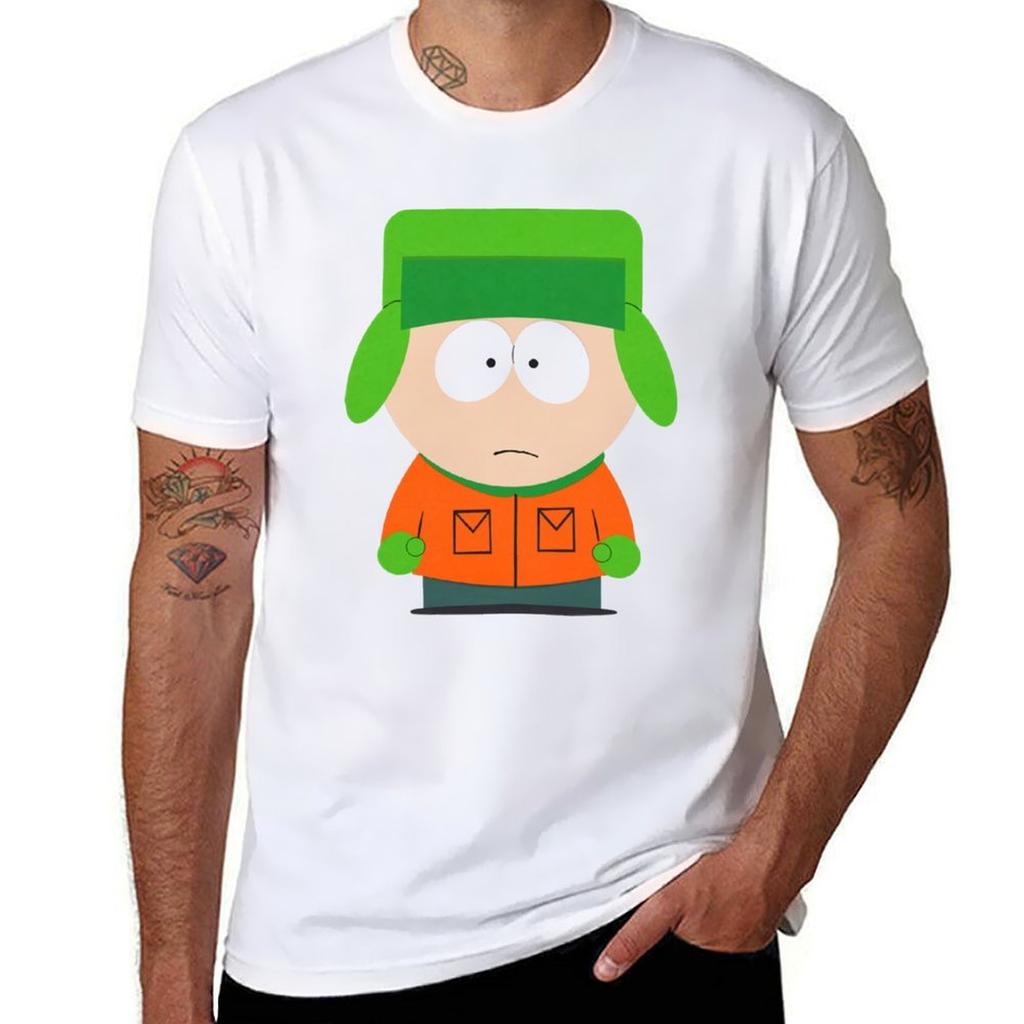 Black Unique Kyle Broflovski South Park Tshirt Funny T Shirts Cotton T Shirt Unisex 100 Cotton Luxury Brand Tshirt