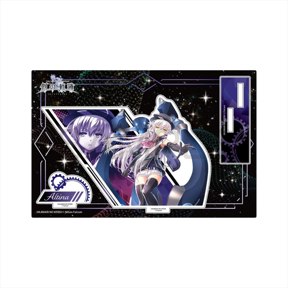 

Algernon Trails of Cold Steel Acrylic H145 x Acrylic Products Cut-in Figure, Altina, Approx. D95mm,