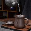 Gift Box Purple Sand Mug Personal With Lid Tea Separation Tea Cup Office Tea Cup Gift Customization