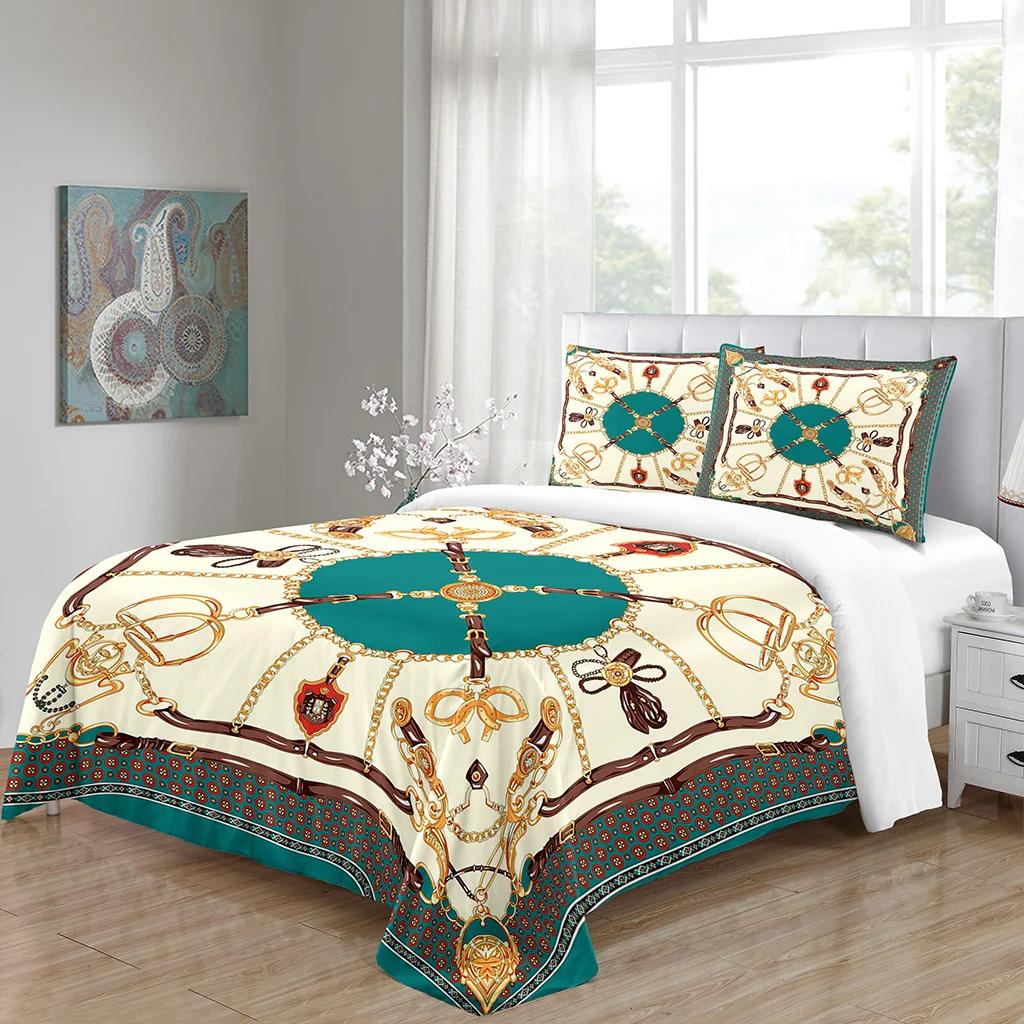 Luxury Black Gold 3Pcs Geometric Queen King Full Size Duvet Cover Bedding Linen Set 2 Seater Bedspread 200x200 240x220 150x200