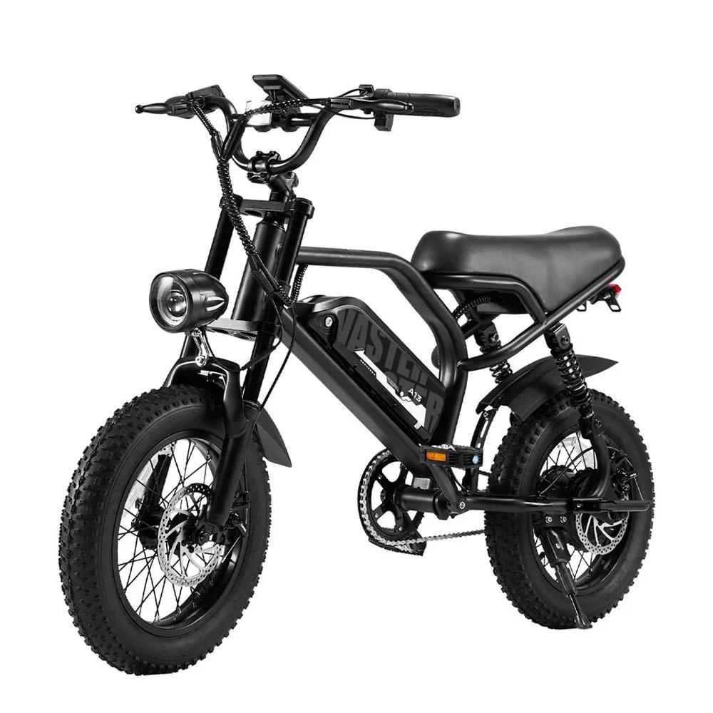 AVDL A13 Full Suspension Electric Bike, 36V 12.8Ah Removable Battery