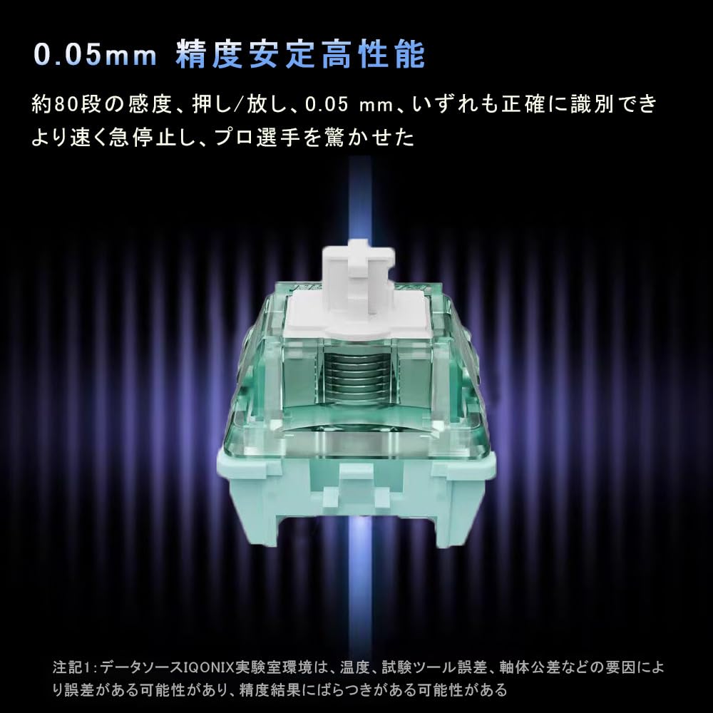 iQunix EZ63 Magnetic Switch Game Keyboard Rapid Trigger Keyboard 64 Keys USB Wired Keyboard Hot Swap Compatible Magnetic Ball Switch Tenkeyless PBT