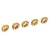 50pcs Hair Dreadlocks Beads Zinc Alloy Hair Beard Decoration Rings DIY Jewelry AccessoriesGold