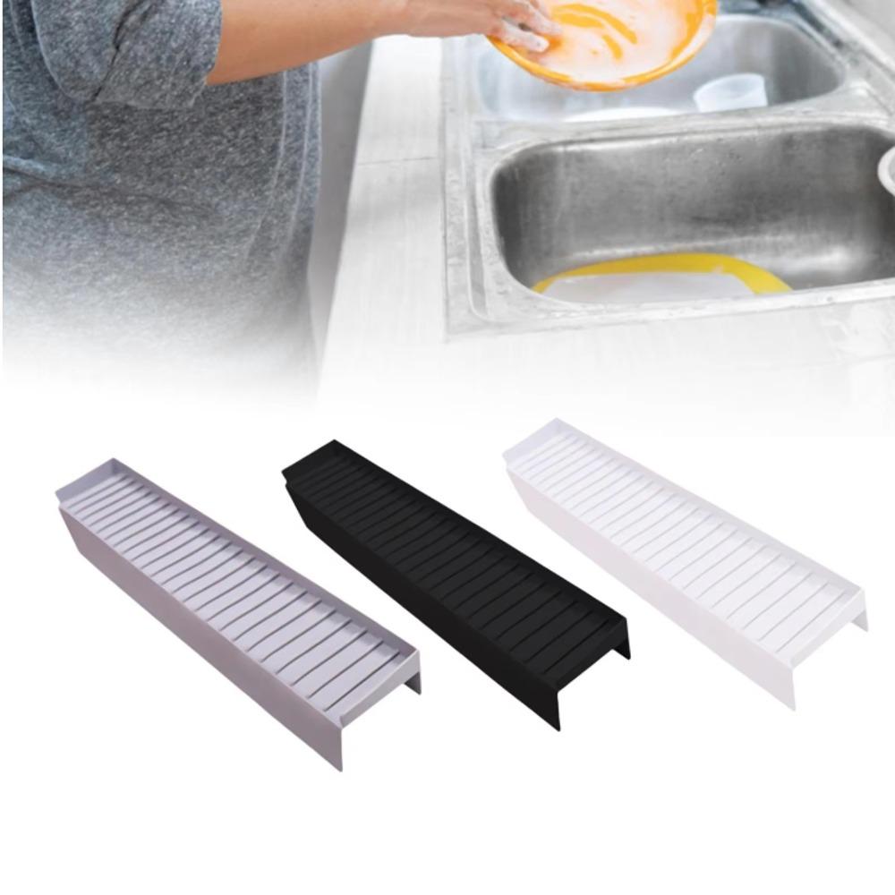 Splash-proof Faucet Splash Guard Drainable Sink Edge Protector  Countertop