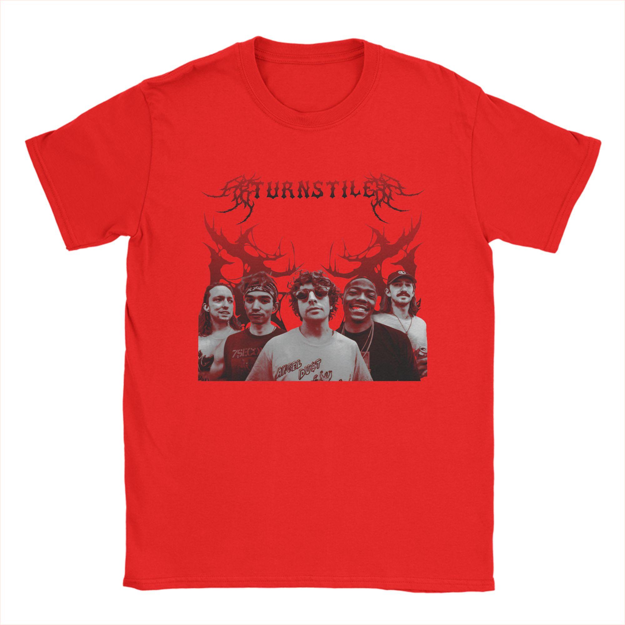 Turnstile 3 T Shirt Unisex Pure Cotton Vintage TShirts Round Neck Tees Short Sleeve Clothes Classic S