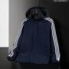 Men's Jacket New Spring and Autumn Trendy Brand Hooded Jacket Three-bar Trendy Sports and Casual Top Autumn Clothes