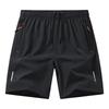 Men's Plus Size Quick-Dry Ice Silk Sports Shorts - Summer Casual Five-Point Running Shorts