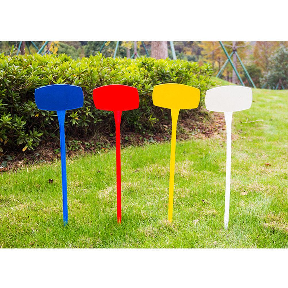 10Pcs Gardening Labels Modern Plant Markers for Outdoor Garden Nursery Reusable Waterproof Plant Id Stakes with Easy Soil