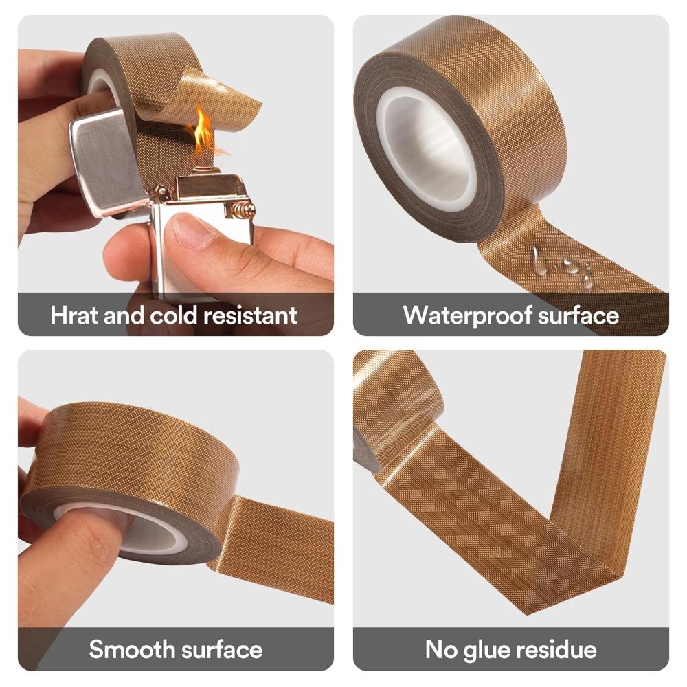 PTFE-beschichtetes Gewebeband Hochtemperatur für Teflonband Elektroisolierband für Vakuumiergerät, Handschweißgerät