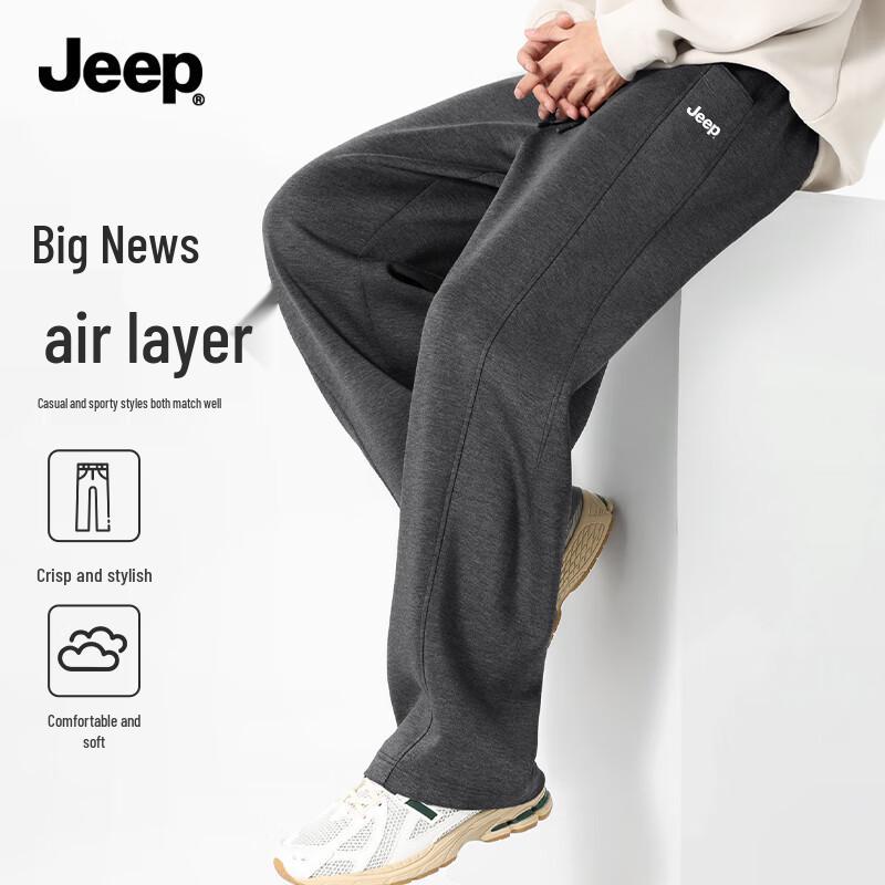 

JEEP Men s Loose Straight Casual Sweatpants M