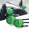 2 Stück LED 12V Tagfahrlicht Motorradzubehör Motorrad Strobe Fahrleuchten Super Helles Adlerauge Nebelscheinwerfer Scheinwerfer