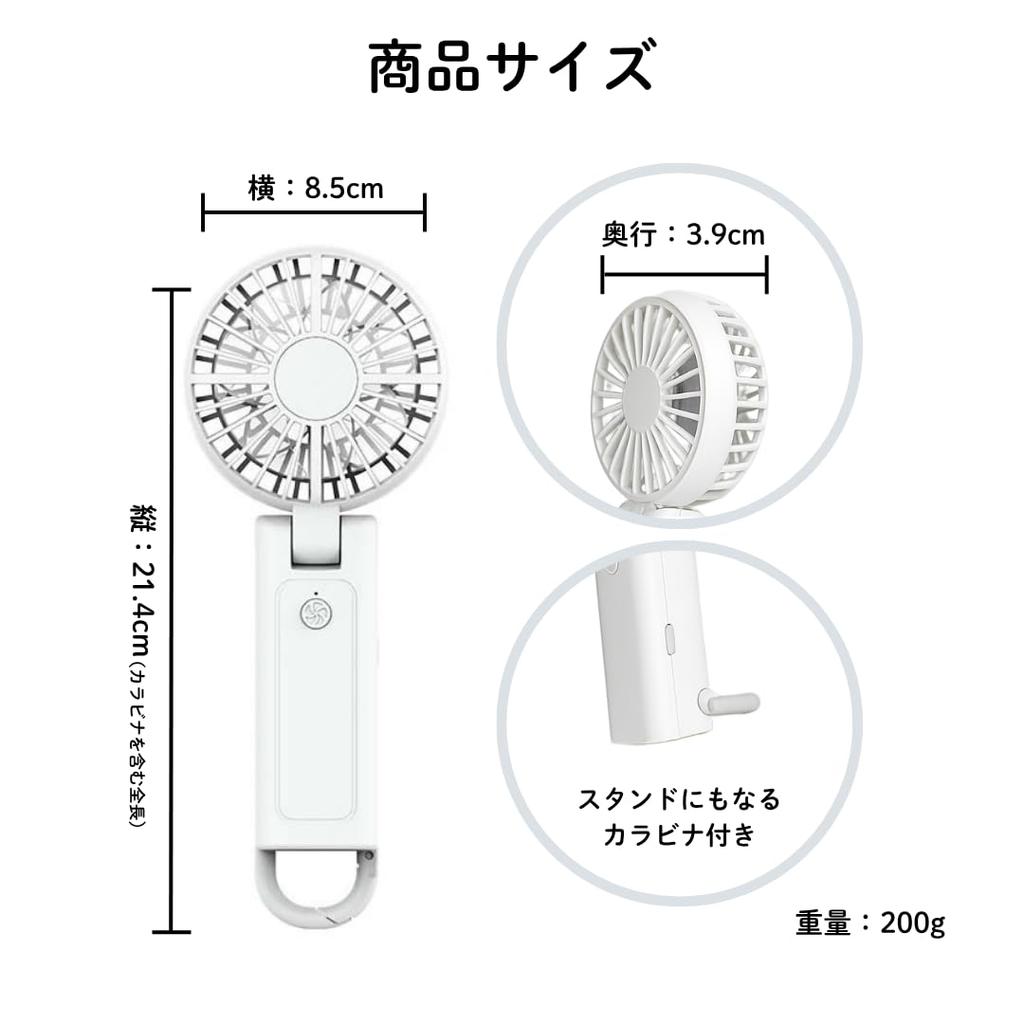 LUMINAA Handheld Fan High USB 4 Airflow Neck Heatstroke Extreme Malfunction Pink 3-Way 2025, Counter-Rotating Twin/Double, Dual-Blade, 3000mAh,