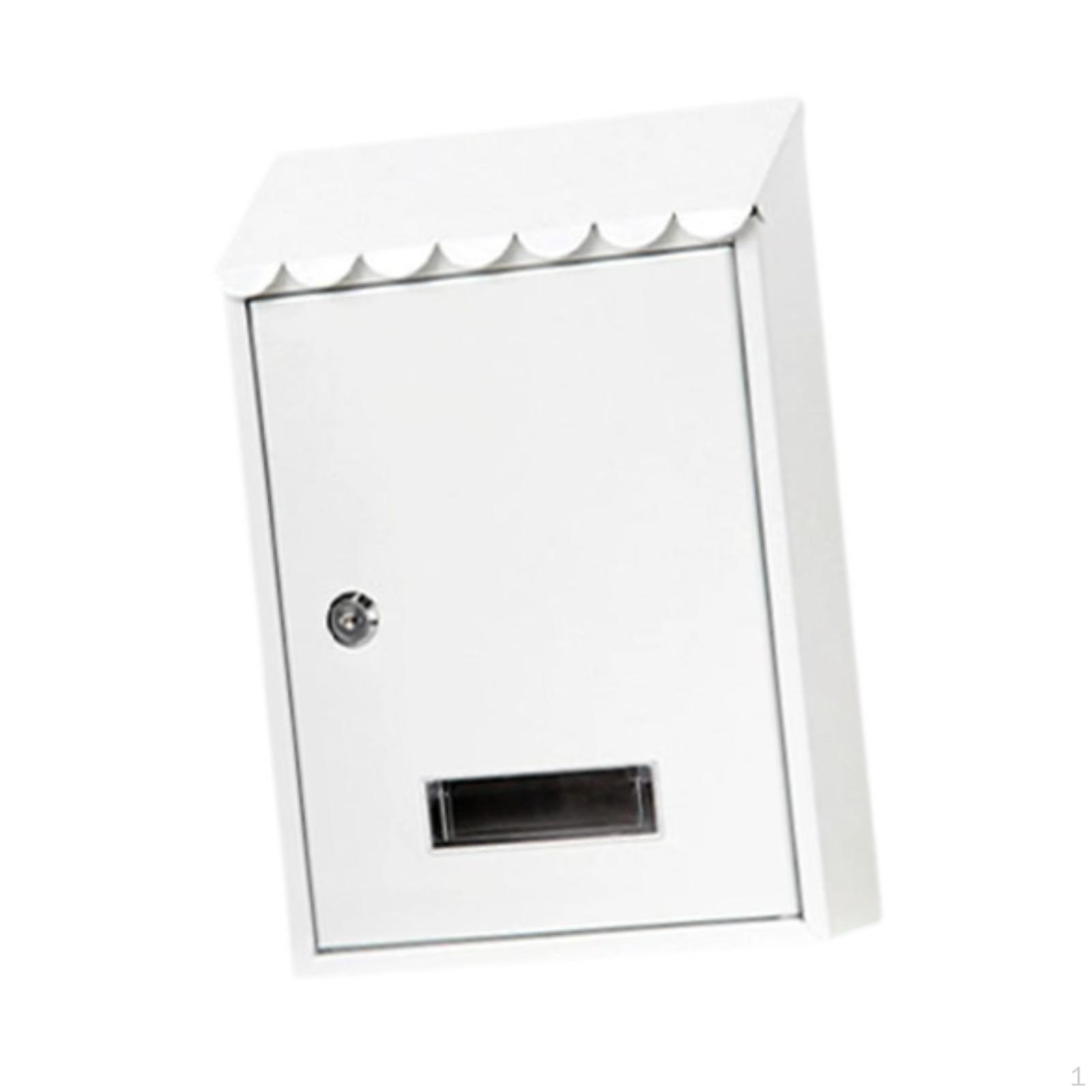 

Запираемый почтовый ящик Коллекция почтовых ящиков с ключевым декоративным держателем для газет на стене