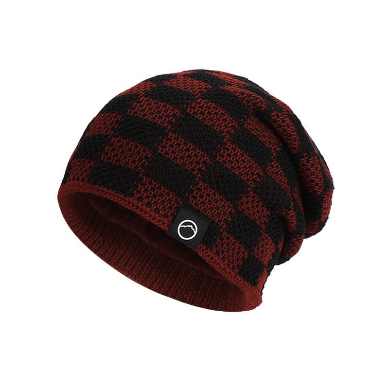 Winter Knit Hat For Women Men Fleece Lined Casual For Outdoor Activities