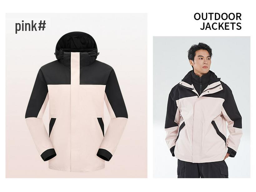 Men's & Women's 3-in-1 Waterproof Windproof Insulated Jacket Set