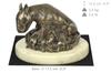 Bulterier, Bull Terrier Ii - Statuetka Psa, Figurka Sylwetki Psa, Trofeum Na Wystawę Psów Marki Art-Dog