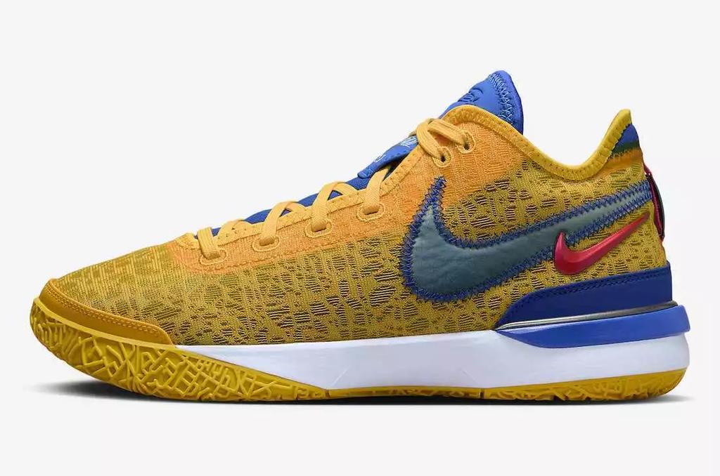 DZ2916-700 Titan × Nike Zoom LeBron NXXT Gen University Gold