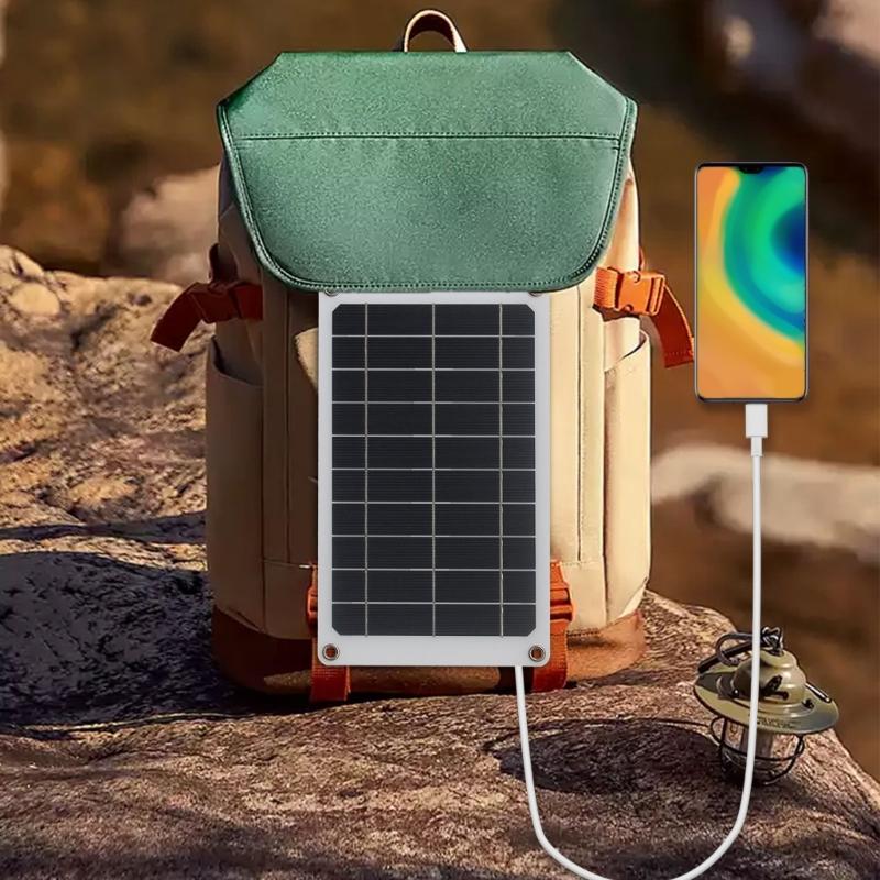 High Efficiency Lightweight Solar Charges 10W 5V IP65 Waterproof Flexible Designs Solar Panel For Outdoor Activity
