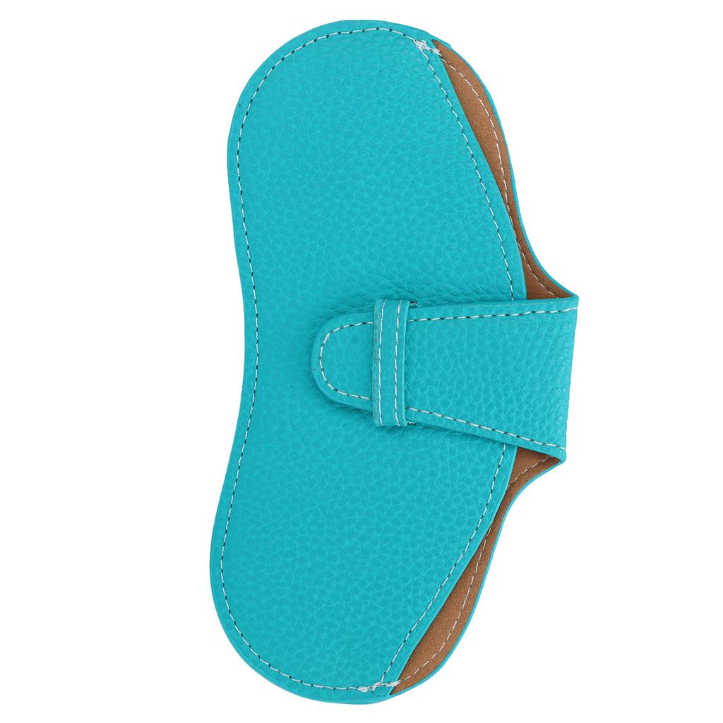 Leather Sunglasses Case Portable PU Leather Eyeglass Case Leather Wear Resistant Simple Eyeglass Case for Sunglasses