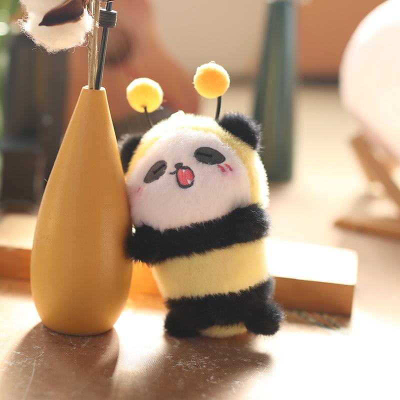 

Милая милая подвеска в виде пчелки-панды, плюшевая игрушка, кукла, сумка, подвесное украшение, брелок, кукла, кукла, кукла 15cm