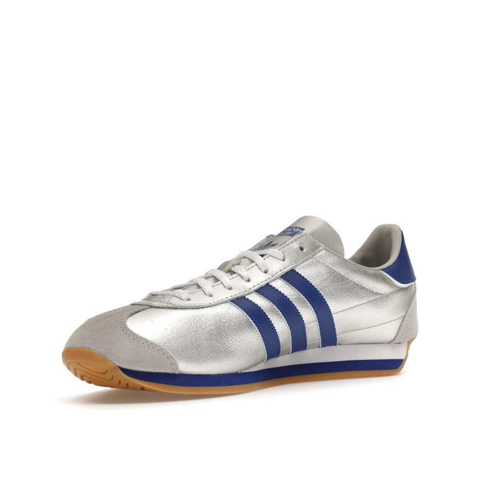 adidas Country OG Matte Silver Bright Blue Unisex Sneakers Cloud-White IE4230