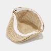 Flat Straw Beret Vacation Painter Beret Japanese Style Straw Newsboy Cap  Men Women