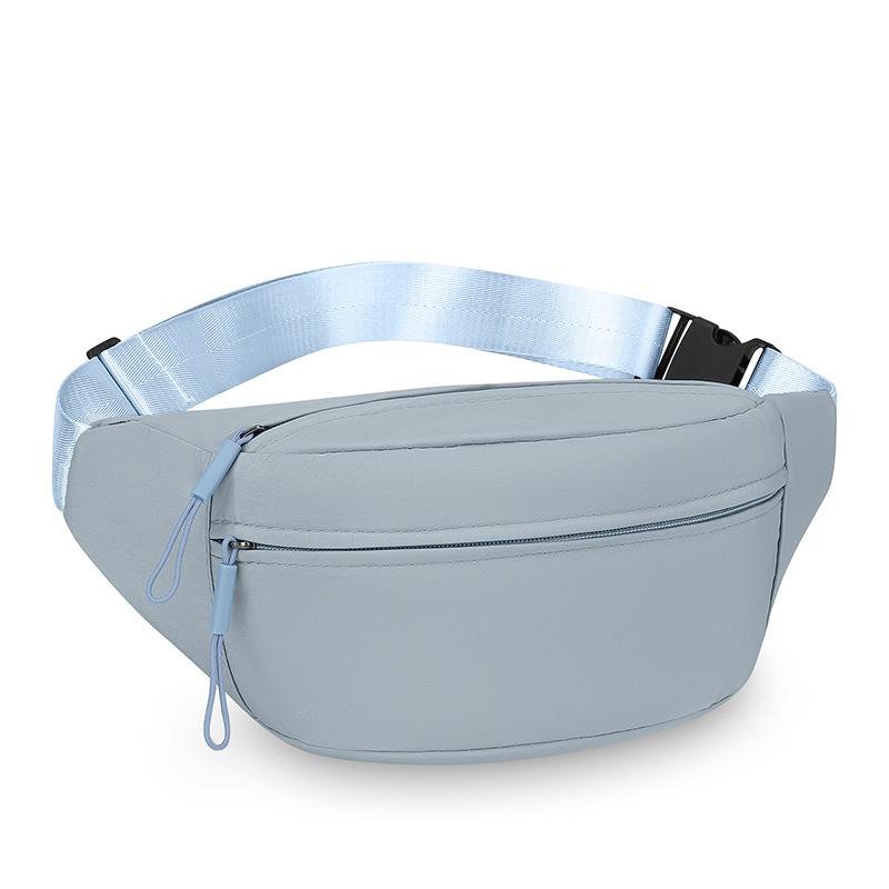 Jednofarebná bedrová taška pre ženy Jednoduchá ležérna cestovná taška cez rameno Crossbody taška Vonkajšie športové puzdro na telefón Prenosná módna taška na hrudník Taška pod pazuchu