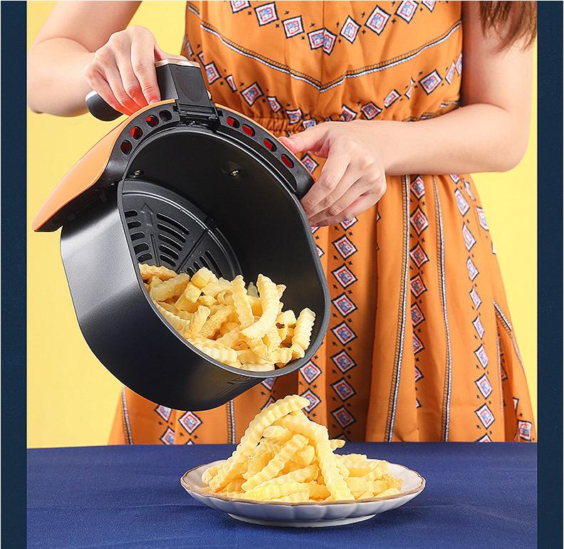 220V 3.5L Electric Food Fryer Automatic Multifunctional Home Appliance Household Air Fryer Food Frying Machine