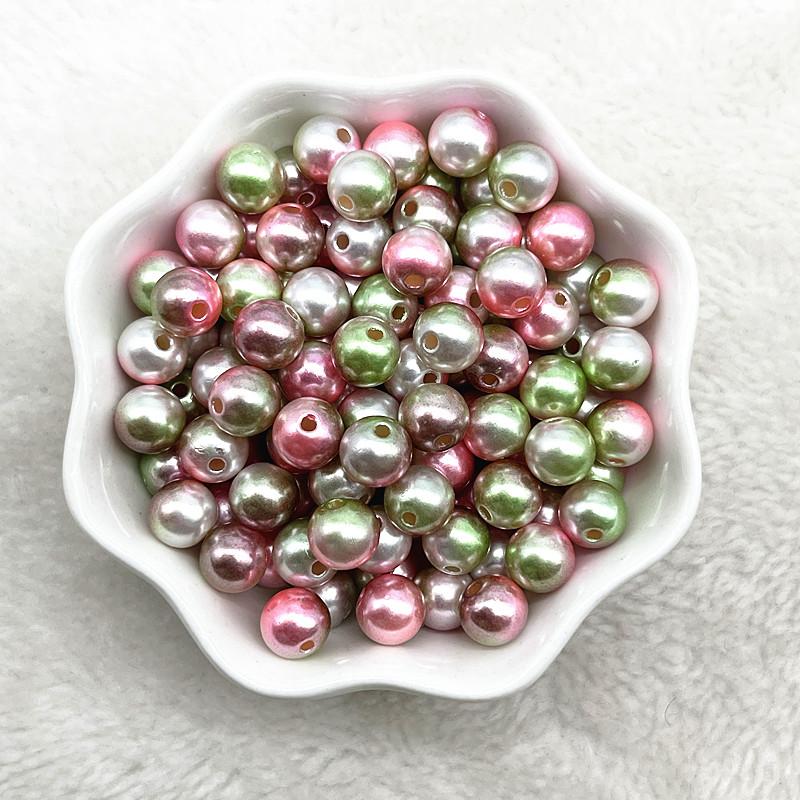 NEW 4/6/8/10mm Round Acrylic Pearl Beads Loose Spacer Beads for Jewelry Making DIY Necklace Bracelet Accessories