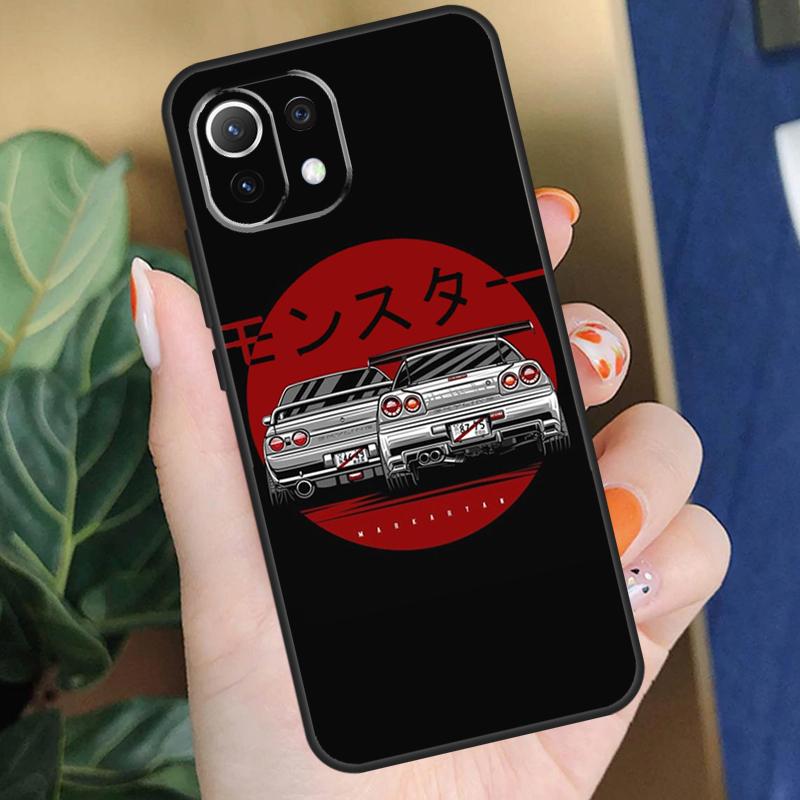 Japan JDM Car Case For Xiaomi 17 Pro Max 14 15 Ultra 13T 14T 15T Pro POCO F8 F7 F5 F6 X5 X6 X7 Pro Coque
