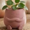 Adornos para Macetas Impresión 3D Lindo Soporte de Planta de Escritorio Duradero PLA Decoración del Hogar para Suculentas