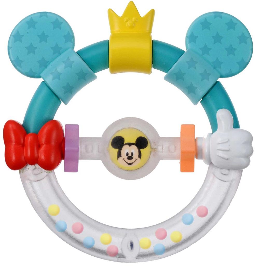 Disney Dear Little Hands Pacifier Rattle Mickey Minnie - &