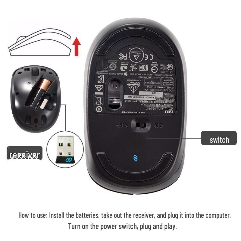 Dell WM126 Wireless Mouse