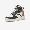 Anta Kids Synthetic Leather Simple Versatile Non-Slip Wear-Resistant Lightweight Shock-Absorbing High-Top Kids Skate Shoes Men Sneakers A12438004-1