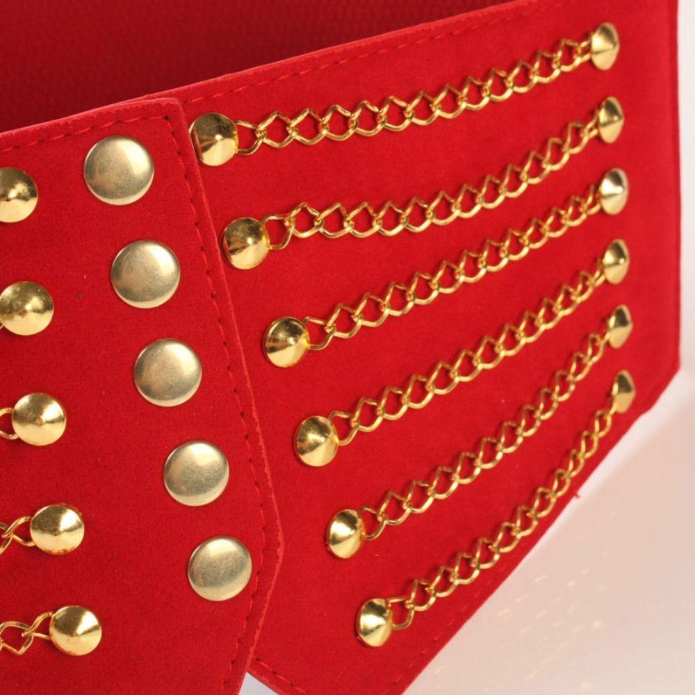 Stretchy Elastic Slimming Body Waist Belts Punk Style Women's Cummerbunds Versatile Dress