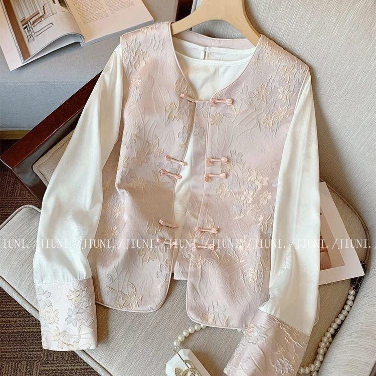 

Jacquard button vest 2025 new super good-looking vest top 3XL (recommended 138-75 kg)