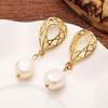 Women All-matching Fashion Imitation Pearl Earrings