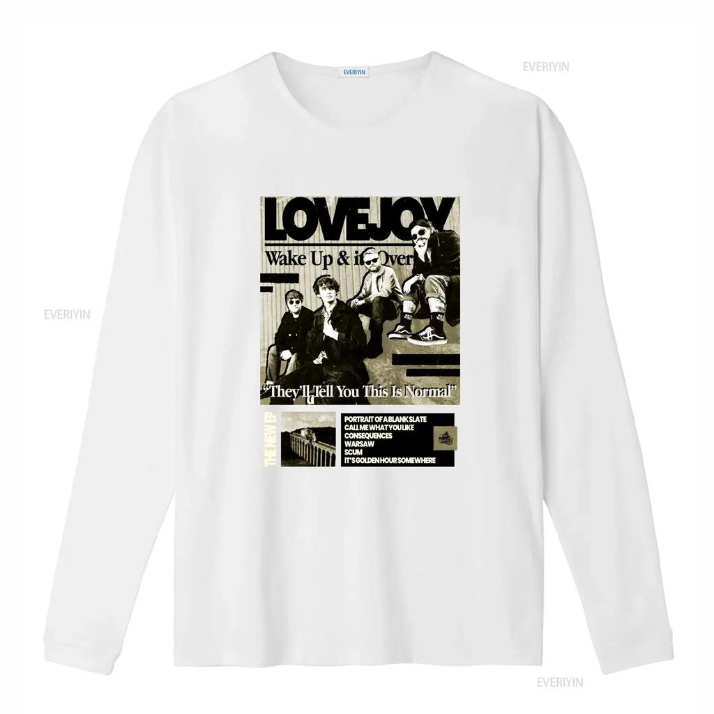 Wake Up It's Over Pop Music Lovejoy Band Portrait  T Shirt All Sizes Vintage Washed Slightly Stylish Breathable Fashion
