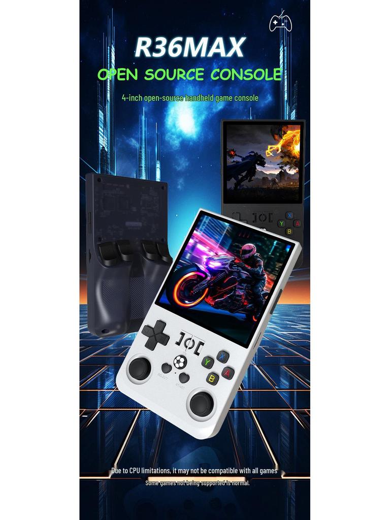 R36MAX: Open Source Retro 3D Handheld Game Console with Dual System