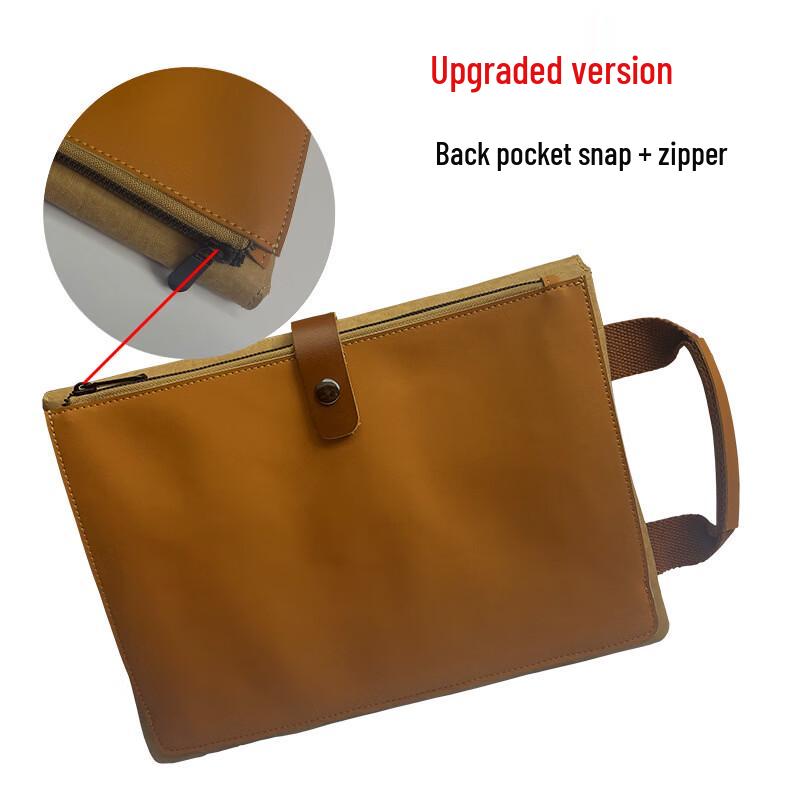 

Li Shen Washed Kraft Paper Commuter Laptop Bag