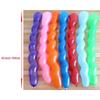 100Pcs Multicolor Spiral Latex Balloons Unique Twisted Long Style Decorative Supplies for Wedding Birthday Party Arrangements